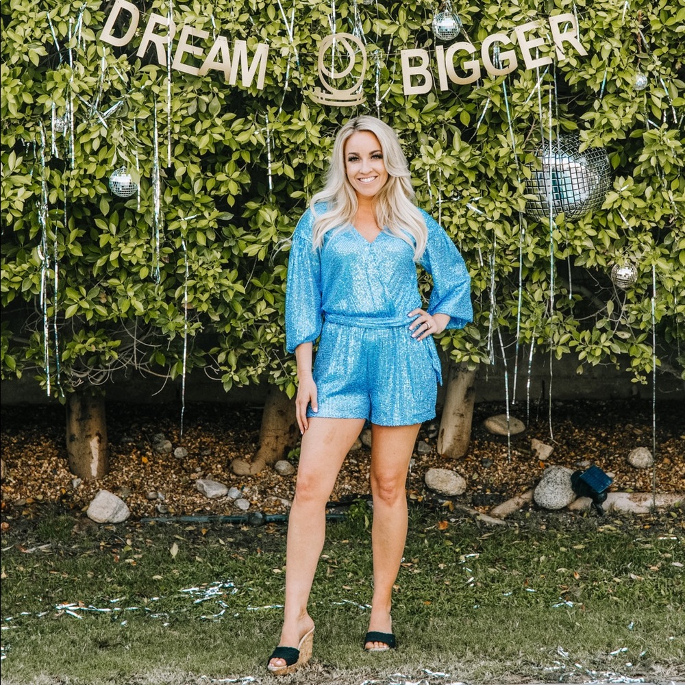 Vici sequin romper
